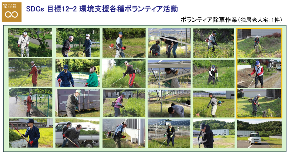 独居老人宅除草作業